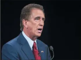  ?? PHIL LONG — THE ASSOCIATED PRESS ?? Rep. Jim Renacci, R-Ohio speaks during a debate at the Idea Center in Playhouse Square, in Cleveland.