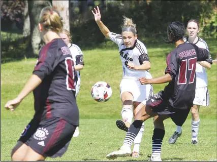  ?? J. sMiTH PHoTo ?? Stellarton’s Katie Walsh has been a key addition to the Dal-AC women’s soccer team. Walsh joined the Rams this season after playing four years of university soccer at St. Francis Xavier.