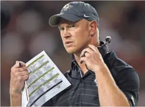  ??  ?? “I’m not going to be in a hurry to leave a good situation,” Central Florida coach Scott Frost says. AARON DOSTER, USA TODAY SPORTS