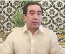  ?? Photos by JOANNE RAE RAMIREZ ?? Comelec Chairman Andy Bautista.