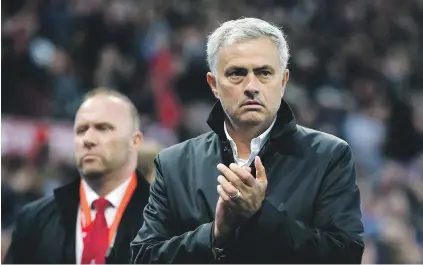  ?? Picture: Getty Images ?? RELAXED. Manchester United manager Jose Mourinho is not concerned over his side dropping points at Stoke at the weekend.