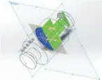  ??  ?? 10图 活塞液压减振系统部位­的模型Fig.10 Model of the piston hydraulic damper system
