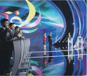  ?? CGTN ?? CGTN broadcasts an Arabic-language contest to Chinese audiences