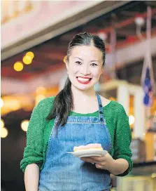  ??  ?? Cooking star Poh Ling Yeow is also a painter, author and café co-owner.