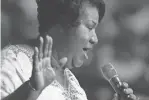  ?? ROMAIN BLANQUART/DETROIT FREE PRESS FILE ?? When Aretha Franklin died, the Internal Revenue Service said her estate owed millions in unpaid income taxes.