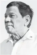  ??  ?? DUTERTE