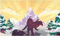  ?? MATT MAKES GAMES ?? In the unique game Celeste, players must confront the depression and anxiety suffered by main character Madeline.