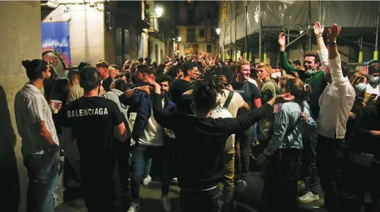  ?? LA RAZÓN ?? Imagen de las calles de Barcelona el pasado sábado