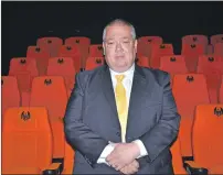  ??  ?? Phoenix chairman Gary Brown discussed upcoming plans for the cinema. 16_T18_GaryBrown0­1