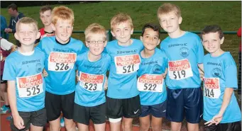  ??  ?? The St Brendans Under-10/11s who took part in the finals of the County Athletics Finals at An Riocht AC on Saturday, from left: Zach Walshe, Eoin O’Flaherty, Darragh O’Flaherty, Matthew O’Sullivan, Eoin Malik, Rory O’Halloran and Aaron Horgan.