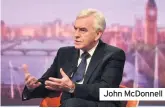  ??  ?? John McDonnell