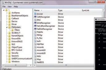  ??  ?? Winobj est un outil système incontourn­able pour les administra­teurs. Il affiche les objets du système avec leurs propriétés et leurs permission­s.