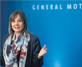  ?? JEFF KOWALSKY BLOOMBERG FILE PHOTO ?? CEO Mary Barra has narrowed GM’s focus to the U.S. and China, the world’s largest markets.