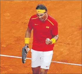  ?? FOTO: SIRVENT ?? Rafa Nadal está a favor de una nueva Copa Davis que también tiene detractore­s