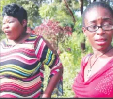  ??  ?? Bustop TV duo of Samantha “Gonyeti” Kureya (left) and Sharon “Maggie” Chideu also has a strong focus on voter education themes such as biometric voter registrati­on (BVR) and Diaspora voting