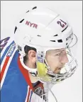  ??  ?? DEREK STEPAN Plays despite broken jaw.