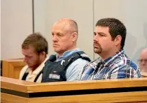 ?? TOM LEE/STUFF ?? Elisha Crammond, left, and Michael Torrington, right, are on trial in the Hamilton District Court.