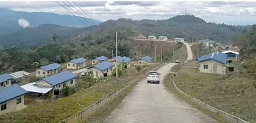  ??  ?? The Kaingaran Mesej Homes in Tambunan.