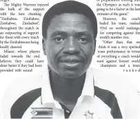  ??  ?? Mighty Warriors coach Shadreck Mlauzi