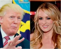  ?? AFP ?? Donald Trump and Stormy Daniels. —
