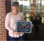  ??  ?? Throughout her battle with breast cancer and Non-Hodgkin Lymphoma, Ginger has kept a positive attitude thanks to the kindness and care she has seen from those around her. Friends have organized a fundraisin­g 10k, 5k and 1-Mile Health Walk on Sept. 2....