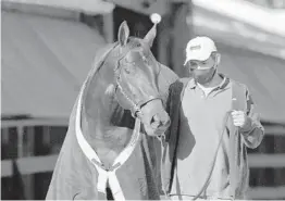  ?? JULIO CORTEZ/AP ?? Preakness Stakes officials announced Tuesday that Kentucky Derby winner Medina Spirit will be allowed to enter Saturday’s race, subject to additional testing.