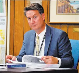  ?? Celia Shortt Goodyear Boulder City Review ?? Acting Boulder City Attorney Steve Morris’ contract review is being held up over complaints that a City Council meeting violated the open meetings law.