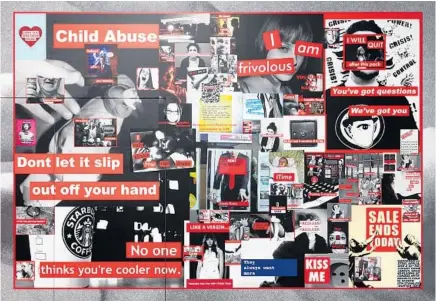  ?? AIC PHOTOS ?? The exhibition “Thinking of You. I Mean Me. I Mean You.” by Barbara Kruger is now at the Art Institute of Chicago through Jan. 24.