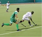  ??  ?? Action from the match between Ahli-Sidab and Sohar on Tuesday