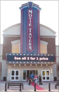  ?? MEDIANEWS GROUP FILE PHOTO ?? The Movie Tavern chain of theaters has been sold. This file photo shows a view of the facade of the Movie Tavern in the Providence Town Center, shortly after its July 2011 opening.