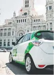  ??  ?? Un coche del carsharing de Zity en Madrid.