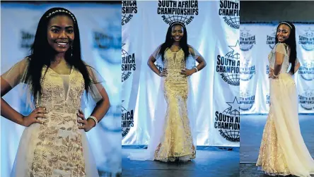  ?? Picture: SUPPLIED ?? RADIANT: Gonubie-born star Asemahle Malotana,16, is heading to the World Championsh­ips of Performing Arts in July after she scooped several top awards at the South African Championsh­ips of Performing Arts in Rustenburg recently.