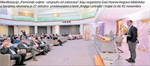  ?? ?? S otvorenja manifestac­ije u Gazijinoj biblioteci