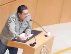  ??  ?? Diputados de Jalisco acusan al senador Félix Salgado Macedonio de tener una actitud fascista y nazi, y de ser un peligro para el equilibrio de poderes.