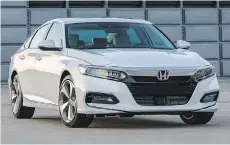  ??  ?? The new Accord uses a 1.5-litre turbocharg­ed four-cylinder as its base.