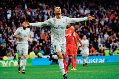  ?? AFP ?? Real Madrid star Cristiano Ronaldo needs to be at his best in The Clasico against Lionel Meesi’s side on Saturday. —