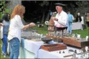  ??  ?? David Nyman of Perkasie will demonstrat­e and sell his pewter castings at the annual Hay Creek Festival.