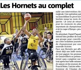  ?? (Photo Gilles Traverso) ?? Les Hornets au complet.