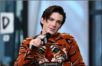  ?? SLAVEN VLASIC — GETTY IMAGES ?? Drake Bell in 2018. He has spoken publicly about his sexual abuse for the first time, in “Quiet on Set.”