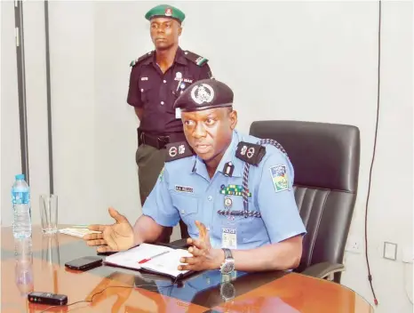  ??  ?? FCT Police Commission­er, Abubakar Bello