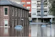  ?? SUBMITTED PHOTO ?? Many cars in Phoenixvil­le were damaged by extensive flooding.