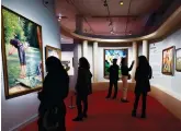  ?? (Gonzalo Fuentes/Reuters) ?? A PREVIEW OF the exhibition, ‘En Jeu! Artists and Sport (1870-1930)’ at the Musée Marmottan Monet, ahead of the Paris 2024 Olympic and Paralympic Games.