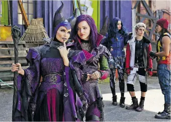  ??  ?? B.C. talent was both on display and behind the scenes creating Disney Channel’s TV movie Descendant­s.