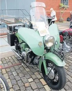  ?? ?? This 1952 Sunbeam S7 Deluxe was bought by Dave Kilminster in 1955. It’s still in the family and was ridden from Guernsey by his son, Paul. It went home with the Best Original trophy.