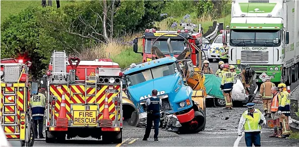  ??  ?? State Highway 3 between Bell Block and Waitara has been described as a killing field by police.