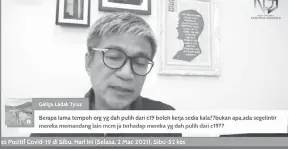  ??  ?? MEMBAWA MUDARAT: Dr Annuar ketika memberi penjelasan mengenai berita palsu yang tular dalam media sosial.