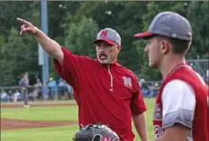  ?? Emily Matthews/Post-Gazette ?? Neshannock baseball coach John Quahliero has pointed the Lancers to the PIAA Class 2A championsh­ip game.