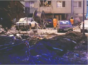  ?? REUTERS ?? A deadly gas explosion in Presov, Slovakia on Friday caused extensive damage to a 12-storey apartment block.