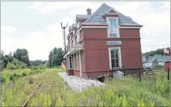  ?? SUBMITTED PHOTOS/RANNIE GILLIS ?? Built in 1886, the Orangedale Station at one time saw six passenger and 20 freight trains each day.