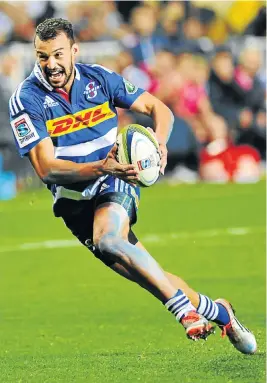  ?? Picture: ESA ALEXANDER ?? ON THE MOVE: Dillyn Leyds has made a triumphant return to Cape Town